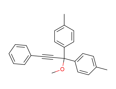 methyl-(3-phenyl-1,1-di-<i>p</i>-tolyl-prop-2-ynyl)-ether