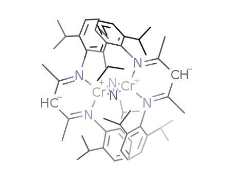 [(2,4-pentane-N,N′-bis(2,6-diisopropylphenyl)ketiminate)Cr]2(μ-η2:η2-N2)