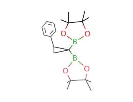 Molecular Structure of 919767-83-2 (1,3,2-Dioxaborolane,
2,2'-(2-phenylcyclopropylidene)bis[4,4,5,5-tetramethyl-)