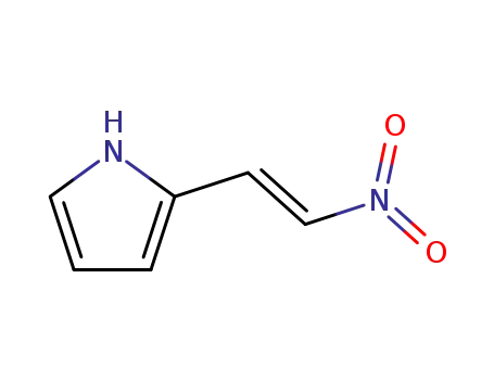 Molecular Structure of 276239-25-9 (1H-Pyrrole, 2-[(1E)-2-nitroethenyl]-)