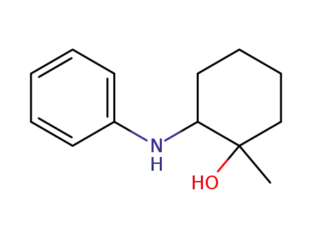 Molecular Structure of 100072-35-3 (2-anilino-1-methylcyclohexan-1-ol)