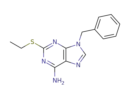 6-Amino-9-benzyl-2-ethylthiopurine