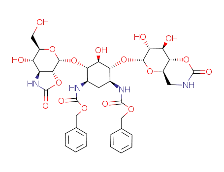 1,3-di-N-benzyloxycarbonyl-6',4':3'',2''-di-N,O-carbonyl-kanamycin A
