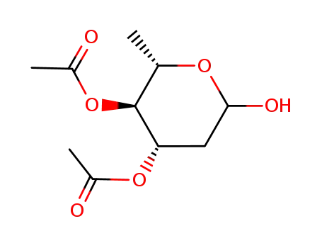 3,4-di-O-acetyl-2-deoxy-α/β-L-rhamnopyranose