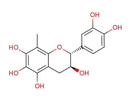 2H-1-Benzopyran-3,5,6,7-tetrol,
2-(3,4-dihydroxyphenyl)-3,4-dihydro-8-methyl-, (2R,3S)-