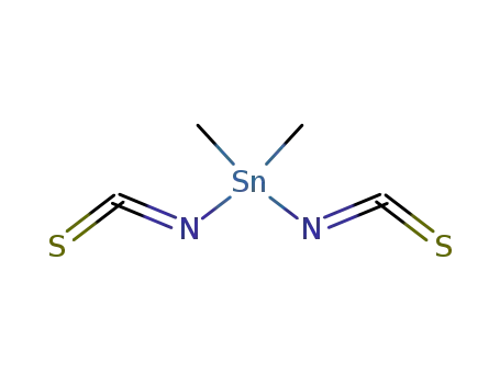 Molecular Structure of 15768-03-3 (dimethyltin diisothiocyanate)