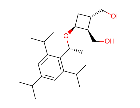 ((1S,2S,3S)-3-(1-(2,4,6-triisopropylphenyl)ethoxy)cyclobutane-1,2-diyl)dimethanol