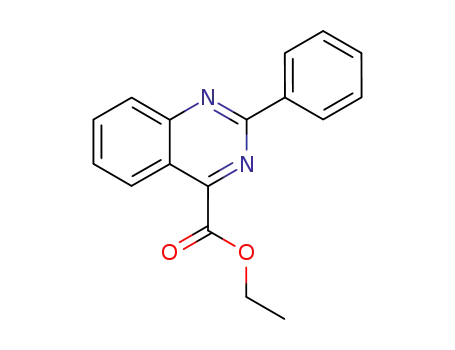4-Quinazolinecarboxylic acid, 2-phenyl-, ethyl ester
