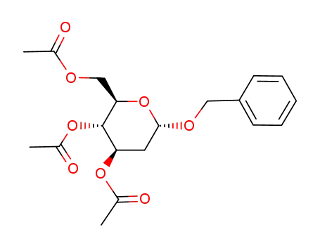 phenylmethyl 3,4,6-tri-O-acetyl-2-deoxy-α-D-arabinohexopyranose