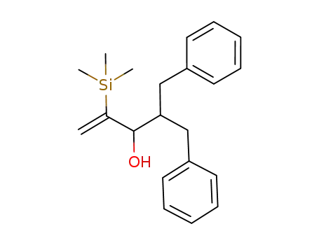 Molecular Structure of 919285-04-4 (Benzenepropanol, b-(phenylmethyl)-a-[1-(trimethylsilyl)ethenyl]-)