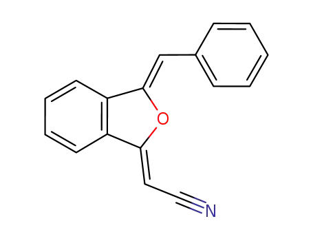 Molecular Structure of 1040283-50-8 ((Z)-2-[(Z)-3-benzylideneisobenzofuran-1(3H)-ylidene]acetonitrile)
