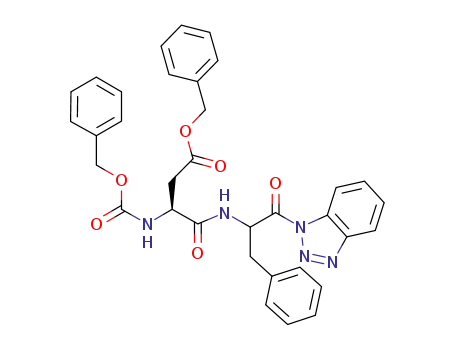 (3S)-benzyl 4-(1-(1H-benzo[d][1,2,3]triazol-1-yl)-1-oxo-3-phenylpropan-2-ylamino)-3-(benzyloxycarbonylamino)-4-oxobutanoate