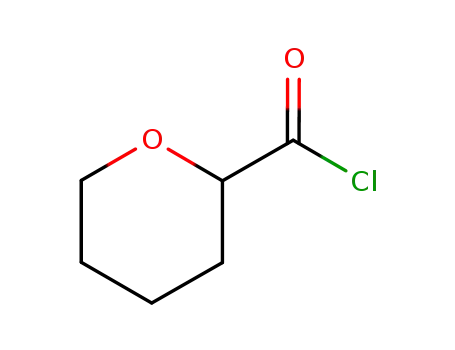 Molecular Structure of 154001-94-2 (2H-Pyran-2-carbonyl chloride, tetrahydro-, (R)- (9CI))