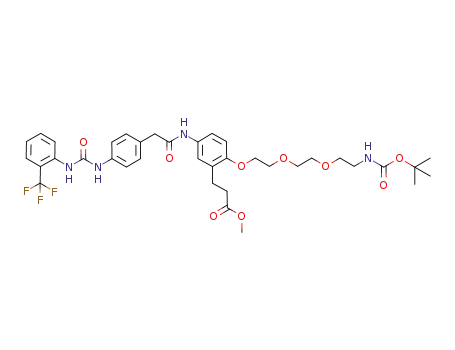 C<sub>37</sub>H<sub>45</sub>F<sub>3</sub>N<sub>4</sub>O<sub>9</sub>