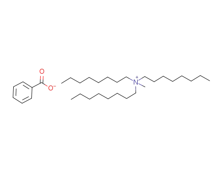 Molecular Structure of 76312-51-1 (tricaprylmethylammonium benzoate)