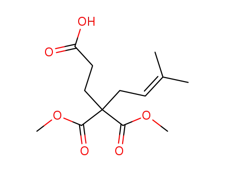4,4-bis(methoxycarbonyl)-7-methyloct-6-enoic acid