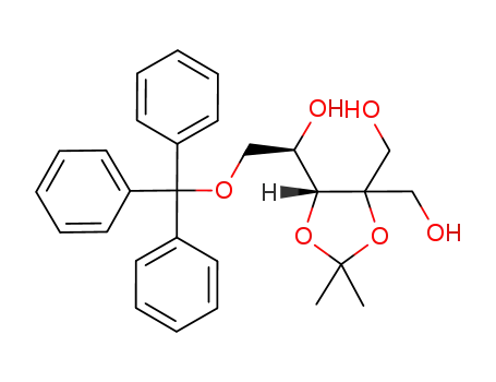 (2R,3R)-1-bis(hydroxymethyl)-1,2-O-isopropylidene-4-triphenylmethyloxy-butane-1,2,3-triol