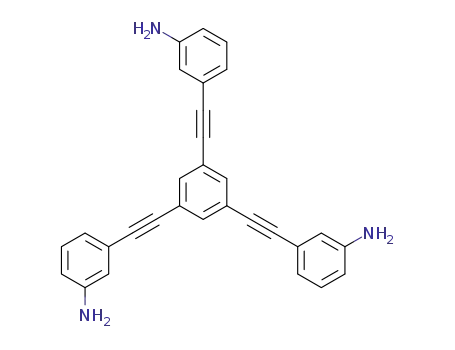 3,3',3''-(benzene-1,3,5-triyl)tris(ethyne-1,2-diyl)trianiline