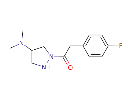 4-Pyrazolidinamine, 1-[(4-fluorophenyl)acetyl]-N,N-dimethyl-