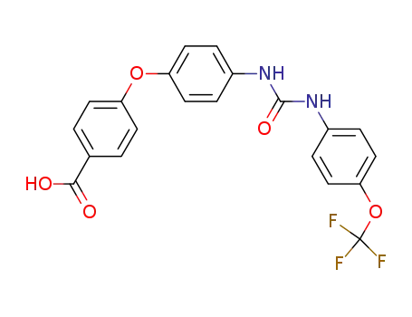 4-(4-(3-(4-(trifluoromethoxy)phenyl)ureido)phenoxy)benzoic acid
