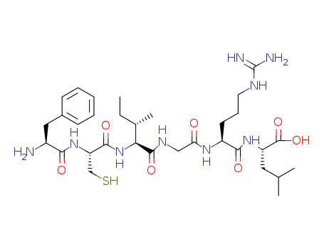 L-Leucine, L-phenylalanyl-L-cysteinyl-L-isoleucylglycyl-L-arginyl-