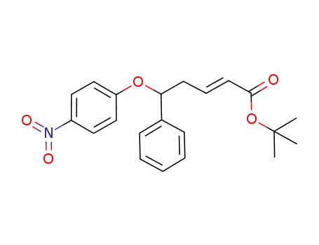 (E)-tert-butyl 5-(4-nitrophenoxy)-5-phenylpent-2-enoate