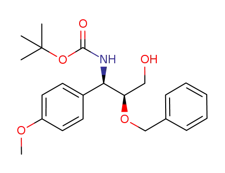 (1R,2S)-[2-benzyloxy-3-hydroxy-1-(4-methoxyphenyl)-propyl]-carbamic acid tert-butyl ester