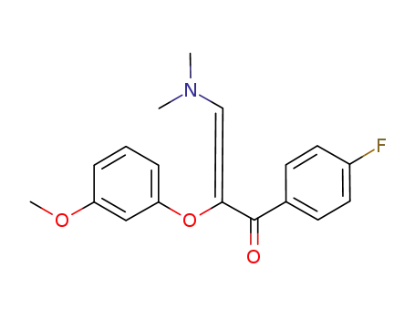 (Z)-3-dimethylamino-1-(4-fluorophenyl)-2-(3-methoxyphenoxy)prop-2-en-1-one