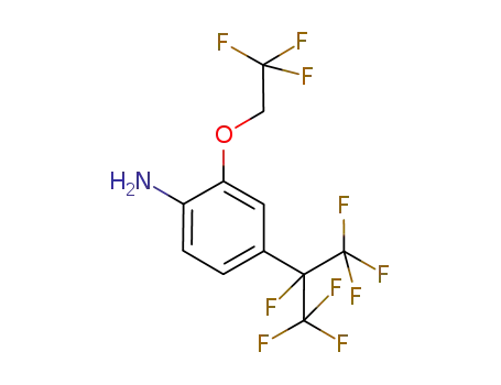 Benzenamine,
4-[1,2,2,2-tetrafluoro-1-(trifluoromethyl)ethyl]-2-(2,2,2-trifluoroethoxy)-