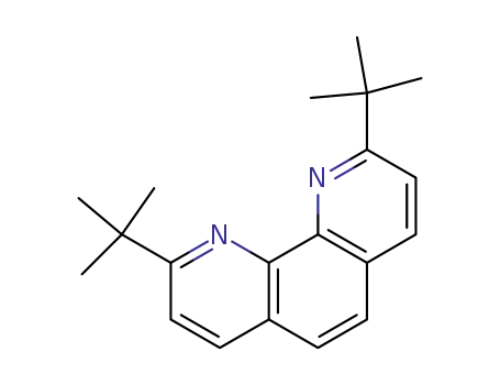 Molecular Structure of 85575-94-6 (1,10-Phenanthroline, 2,9-bis(1,1-dimethylethyl)-)