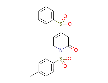 3,6-dihydro-4-phenylsulfonyl-1-tosylpyridin-2(1H)-one