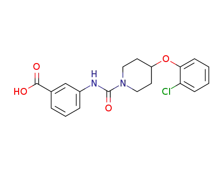 3-(4-(2-클로로페녹시)피페리딘-1-카르복사미도)벤조산