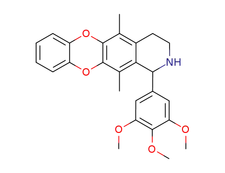 5,12-dimethyl-1-(3',4',5'-trimethoxyphenyl)-1,2,3,4-tetrahydrobenzodioxino[2,3-g]isoquinoline