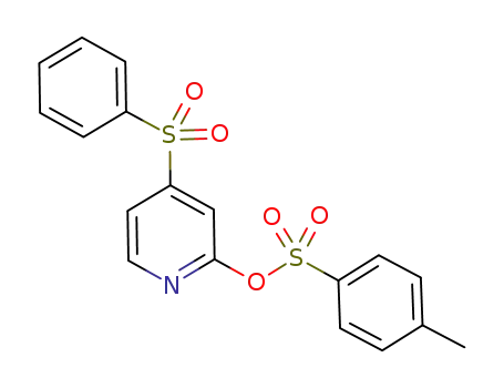 4-(phenylsulfonyl)-O-tosyl-2-pyridone