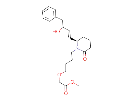 {4-[(R)-2-((E)-3-hydroxy-4-phenyl-but-1-enyl)-6-oxo-piperidin-1-yl]-butoxy}-acetic acid methyl ester