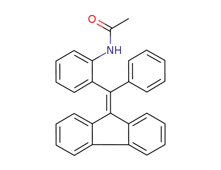 Molecular Structure of 883744-06-7 (Acetamide, N-[2-(9H-fluoren-9-ylidenephenylmethyl)phenyl]-)
