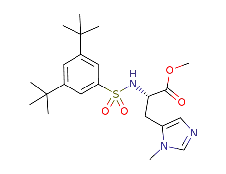 methyl (S)-3-(1-methyl-1H-imidazol-5-yl)-2-(3,5-di-tert-butylphenylsulfonamido)propanoate