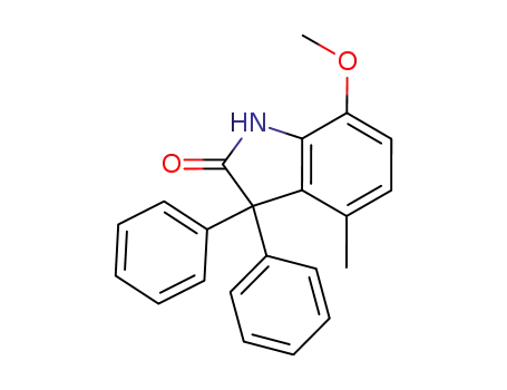 7-methoxy-4-methyl-3,3-diphenyl-1,3-dihydroindol-2-one