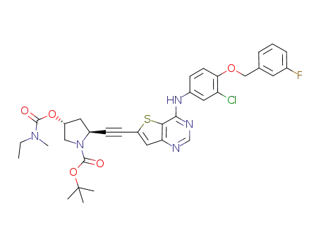C<sub>34</sub>H<sub>35</sub>ClFN<sub>5</sub>O<sub>5</sub>S