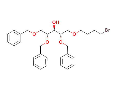 2,4,5-tri-O-benzyl-1-O-(4-bromobutyl)-D-ribitol