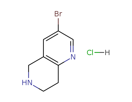 1,6-Naphthyridine, 3-bromo-5,6,7,8-tetrahydro-, hydrochloride