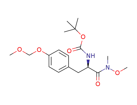 (R)-N-α-(tert-butoxycarbonyl)-N-methoxy-O-(methoxymethyl)-N-methyltyrosinamide