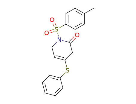 4-phenylsulfanyl-1-(toluene-4-sulfonyl)-3,6-dihydro-1<i>H</i>-pyridin-2-one