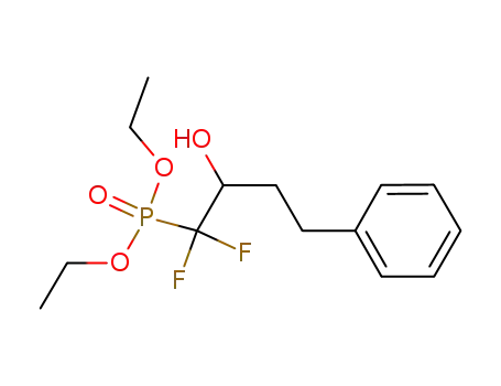 diethyl (1,1-difluoro-2-hydroxy-4-phenylbutyl)phosphonate