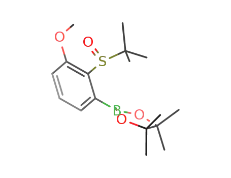 2-[2-tert-butylsulfinyl-3-methoxyphenyl]-4,4,5,5-tetramethyl-[1,3,2]dioxaborolane