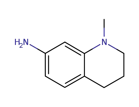 Molecular Structure of 304690-94-6 (7-Amino-1-methyl-1,2,3,4-tetrahydroquinoline)