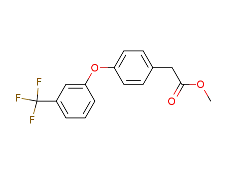 Benzeneacetic acid, 4-[3-(trifluoromethyl)phenoxy]-, methyl ester