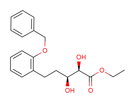 (2R,3S)-5-(2-benzyloxy-phenyl)-2,3-dihydroxy-pentanoic acid ethyl ester