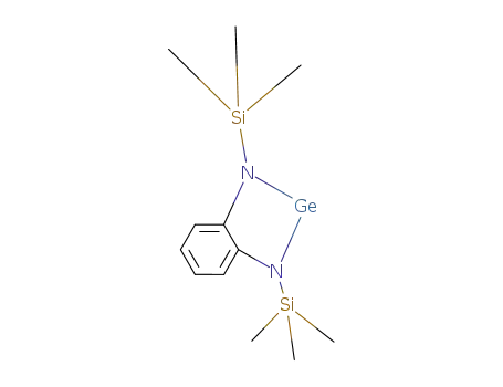 Molecular Structure of 117226-57-0 (1,3-bis(trimethylsilyl)-1,3-diaza-2-germa(II)indane)