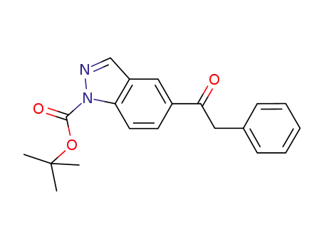 tert-butyl 5-(2-phenylacetyl)-1H-indazole-1-carboxylate